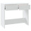 Berkfield Console Table White 89x41x76.5 cm Steel 7