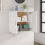Berkfield Wall Cabinet White 60x30x60 cm Engineered Wood 3