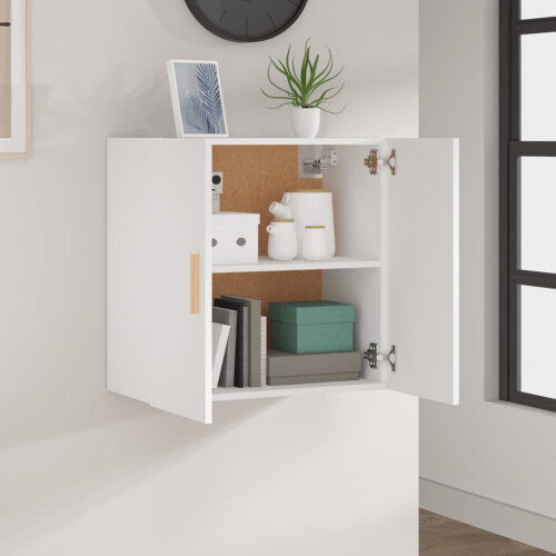 Berkfield Wall Cabinet White 60x30x60 cm Engineered Wood 2