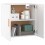 Berkfield Wall Cabinet White 60x30x60 cm Engineered Wood 4