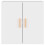 Berkfield Wall Cabinet White 60x30x60 cm Engineered Wood 5