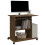 Berkfield Computer Desk Brown Oak 80x50x75 cm Engineered Wood 4