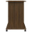 Berkfield Computer Desk Brown Oak 80x50x75 cm Engineered Wood 7