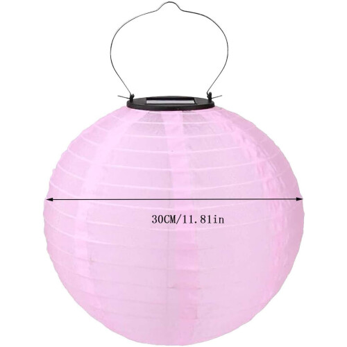 Lanterna solar chinesa à prova d'água de 30 cm (12 polegadas), nova luminária LED suspensa para ambientes internos e externos (modelo 2024), 1