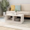 Berkfield Coffee Table White 75x50x33.5 cm Solid Pinewood 3