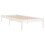 Berkfield Bed Frame without Mattress White Solid Wood Small Single 3