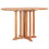 Berkfield 5 Piece Folding Outdoor Dining Set Solid Teak Wood 2