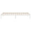 Berkfield Bed Frame without Mattress White Solid Wood Small Single 5