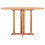 Berkfield 5 Piece Folding Outdoor Dining Set Solid Teak Wood 3