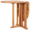 Berkfield 5 Piece Folding Outdoor Dining Set Solid Teak Wood 5