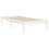 Berkfield Bed Frame without Mattress White Solid Wood Single 3