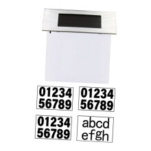 Solar Address Sign Outdoor Waterproof LED House Number Light with Bright Visibility and Easy Installation