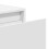 Berkfield Wall-mounted Bedside Cabinet with LED Lights White 11