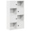 Berkfield Bookcase White 60x24x101.5 cm Engineered Wood 2