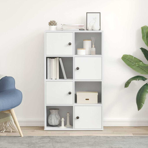 Berkfield Bookcase White 60x24x101.5 cm Engineered Wood 2
