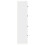 Berkfield Bookcase White 60x24x101.5 cm Engineered Wood 6