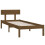 Berkfield Bed Frame without Mattress Honey Brown Solid Wood Pine Single 3