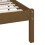 Berkfield Bed Frame without Mattress Honey Brown Solid Wood Pine Single 7