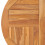 Berkfield Table Top Solid Teak Wood Round 2.5 cm 80 cm 6