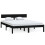 Berkfield Bed Frame without Mattress Black Solid Wood Pine Double 2