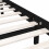 810106 Berkfield Bed Frame without Mattress Black Solid Wood 200x200 cm 7