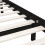 Berkfield Bed Frame without Mattress Black Solid Wood Small Single 7