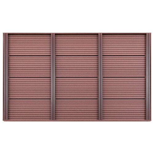 Berkfield Floor Element for Solar Shower Brown 101x63x55 cm WPC 1