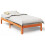 Berkfield Bed Frame without Mattress Wax Brown 90x200 cm Solid Wood Pine 2