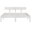 Berkfield Bed Frame without Mattress White Solid Wood Pine Double 4