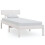 Berkfield Bed Frame without Mattress White Solid Wood Small Single 2