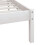Berkfield Bed Frame without Mattress White Solid Wood Pine Double 7