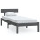 Berkfield Bed Frame without Mattress Grey Solid Wood Pine Single 2