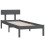 Berkfield Bed Frame without Mattress Grey Solid Wood Pine Single 3