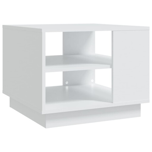 Berkfield Coffee Table White 55x55x43 cm Engineered Wood 1