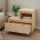 Berkfield Bedside Cabinets 2 pcs 60x34x51 cm Solid Wood Pine 4