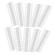 100PCS Adhesive Wall Hooks with Peel‑and‑Stick Installation for Kitchen and Bathroom Organization