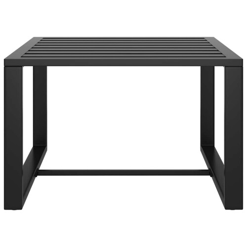 Berkfield Coffee Table Aluminium Anthracite 2