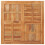 Berkfield Table Top Solid Teak Wood Square 90x90x2.5 cm 4