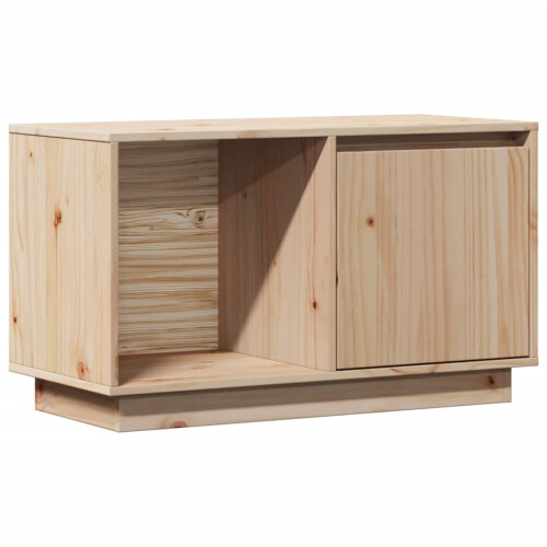 Berkfield TV Cabinet 74x35x44 cm Solid Wood Pine 1