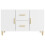 Berkfield Sideboard White 100x36x60 cm Engineered Wood 3