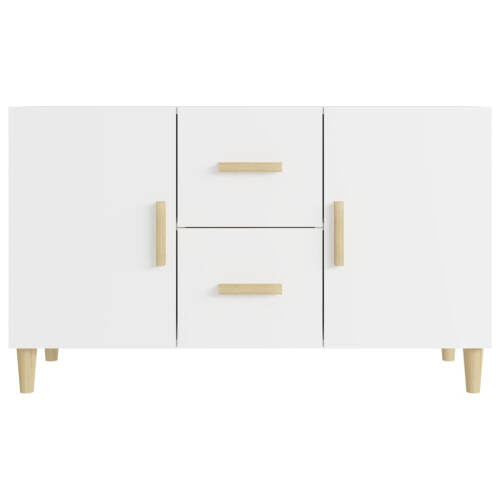Berkfield Sideboard White 100x36x60 cm Engineered Wood 2