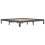 Berkfield Bed Frame without Mattress Grey Solid Wood Pine 200x200cm 3