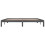 Berkfield Bed Frame without Mattress Grey Solid Wood Pine 200x200cm 4
