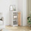 Berkfield Sideboard White 31.5x34x75 cm Solid Wood Pine 3