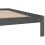 Berkfield Bed Frame without Mattress Grey Solid Wood Pine 200x200cm 6