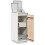 Berkfield Sideboard White 31.5x34x75 cm Solid Wood Pine 5