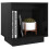 Berkfield Bedside Cabinets 2 pcs Black 40x30x40 cm Solid Wood Pine 4