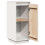 Berkfield Sideboard White 31.5x34x75 cm Solid Wood Pine 7