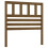 Berkfield Bed Headboard Honey Brown 106x4x100 cm Solid Wood Pine 2