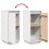Berkfield Sideboard White 31.5x34x75 cm Solid Wood Pine 10